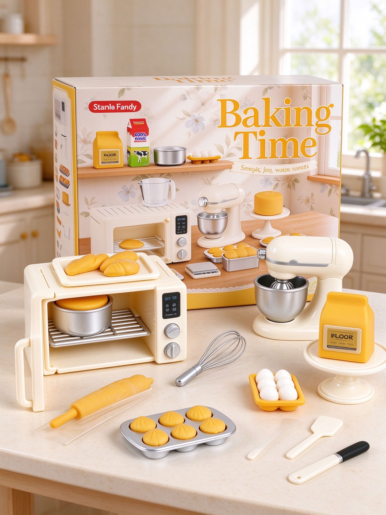 Mini Baking Time Pretend Play  - Kids Toys Kitchen Set review and price