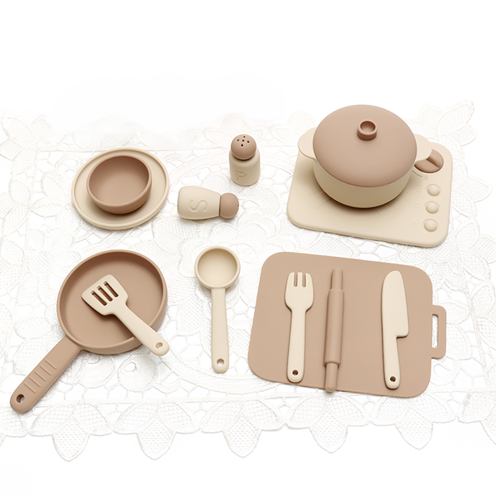 13 Pcs Set Silicone Cooking Pl - Kids Toys Kitchen Set review and price